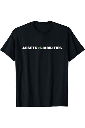 Assets Over Liabilities Accountant T-Shirt Size S-5XL