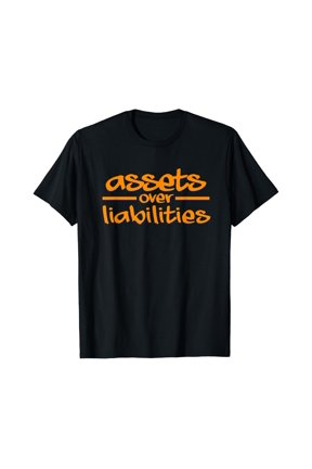 Assets Over Liabilities Accountant T-Shirt Size S-5XL