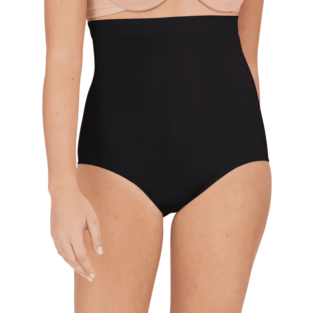 Assets by SPANX Women's Thintuition Shaping High Waist Brief - Size Small -  Black