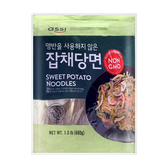 Assi Sweet Potato Noodles | Japchae Noodles (Medium) 1.5 LB (680 g)