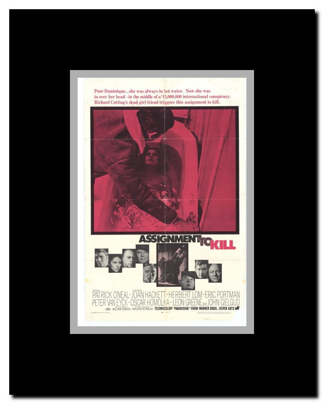 Assignment to Kill Framed Movie Poster