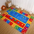 thumbnail image 1 of Assile 5'x 7' ABC Educational Area Rug Kids Rugs Soft Velvet Educational Area Rug for Children Bedroom Nursery Playroom Classroom, 1 of 7