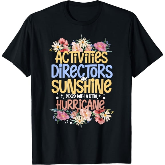 Assistant Ideas Activities Planner T-ShirtMen's and women's gift, black and white T-shirt, size: Extra large S-4XL
