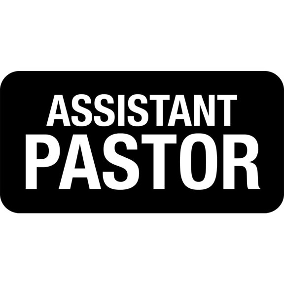 Assistant Pastor Magnetic Name Badge - Sleek and Stylish Badge for Church Leaders