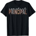 thumbnail image 1 of Assistant Principal Leopard Print T-Shirt Retro School Educator Appreciation Gift Unisex Short Sleeve Tee, 1 of 6