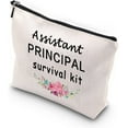 thumbnail image 1 of Assistant Principal Survival Kit Funny Zipper Pouch Makeup Bag for Assistant Principal, 1 of 5