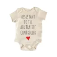thumbnail image 1 of Assistant To The Air Traffic Controller Baby Boy Girl Clothes Bodysuit Cute Newborn Cute Baby Onesie, BABY BODYSUIT LAT 4424, 1 of 3
