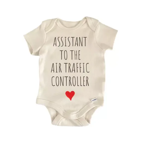 Assistant To The Air Traffic Controller Baby Boy Girl Clothes Bodysuit Cute Newborn Cute Baby Onesie, BABY BODYSUIT LAT 4424
