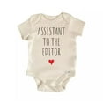 thumbnail image 1 of Assistant To The Editor Baby Boy Girl Clothes Bodysuit Cute Newborn Cute Baby Onesie, BABY BODYSUIT LAT 4424, 1 of 3