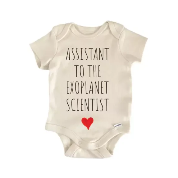 Assistant To The Exoplanet Researcher Baby Boy Girl Clothes Bodysuit Cute Newborn Cute Baby Onesie, BABY BODYSUIT LAT 4424