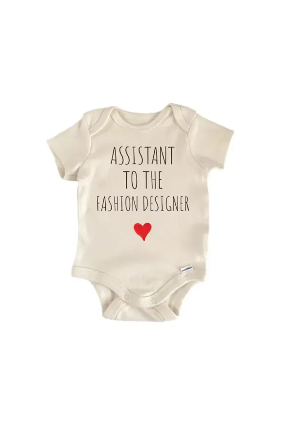 Assistant To The Fashion Designer Baby Boy Girl Clothes Bodysuit Cute Newborn Cute Baby Onesie, BABY BODYSUIT LAT 4424