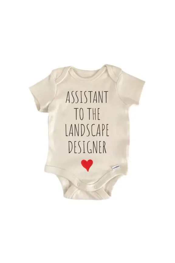 Assistant To The Landscape Designer Baby Boy Girl Clothes Bodysuit Cute Newborn Cute Baby Onesie, BABY BODYSUIT LAT 4424