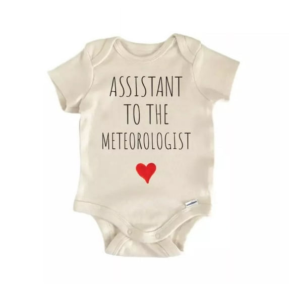 Assistant To The Meteorologist Baby Boy Girl Clothes Bodysuit Cute Newborn Cute Baby Onesie, BABY BODYSUIT LAT 4424