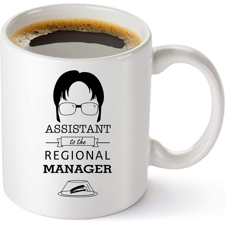 Assistant To The Regional Manager Coffee Mug - The Office Gifts - Funny  Dwight Schrute The Office Merchandise - 11oz collectible Dunder Mifflin The  Office Mug For Men And Women 