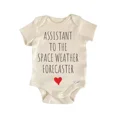 thumbnail image 1 of Assistant To The Space Weather Forecaster Baby Boy Girl Clothes Bodysuit Cute Baby Onesie, BABY BODYSUIT LAT 4424, 1 of 3