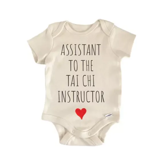 Assistant To The Tai Chi Instructor Baby Boy Girl Clothes Bodysuit Cute Newborn Cute Baby Onesie, BABY BODYSUIT LAT 4424