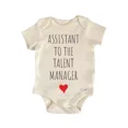 thumbnail image 1 of Assistant To The Talent Manager Baby Boy Girl Clothes Bodysuit Cute Newborn Cute Baby Onesie, BABY BODYSUIT LAT 4424, 1 of 3