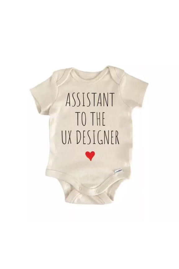 Assistant To The Ux Designer Baby Boy Girl Clothes Bodysuit Cute Newborn Cute Baby Onesie, BABY BODYSUIT LAT 4424