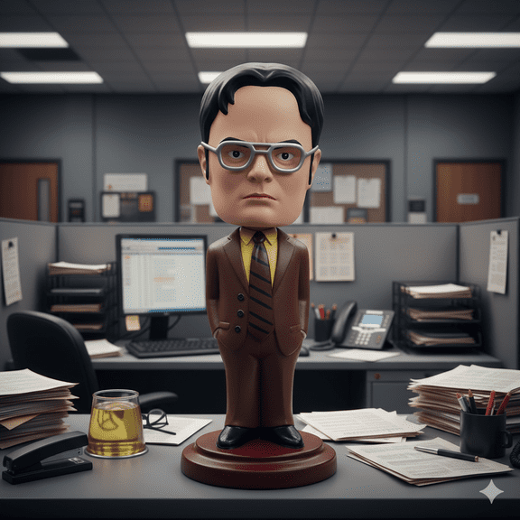 Assistant to the Regional Manager Bobblehead - 15cm Paper Salesman