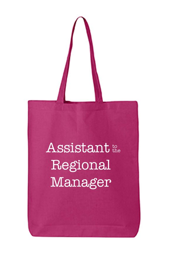 Assistant to the Regional Manager Cotton Canvas Tote Bag