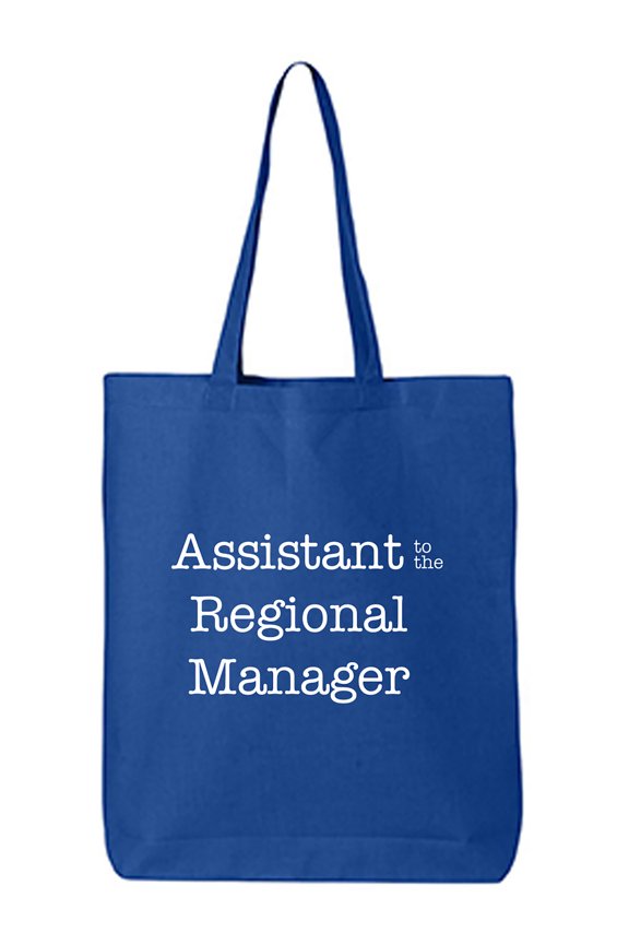 Assistant to the Regional Manager Cotton Canvas Tote Bag