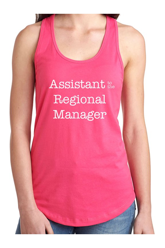 Assistant to the Regional Manager Racerback Tank