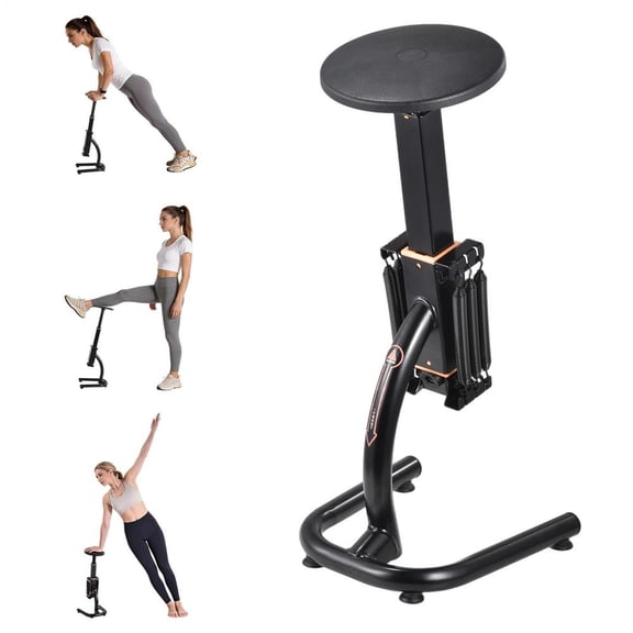 Assisted Squat Machine, Height Adjustable 24-30 Inches, 6-Spring Mechanism for Hips, Waist, Abs, Legs, Arms, Multi-Zone Home Gym Equipment
