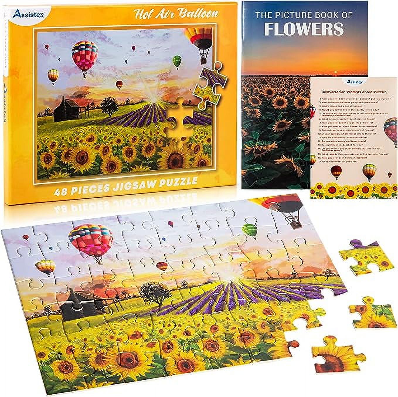 Assistex Dementia Jigsaw 48 Large Puzzle for Seniors Alzheimer's