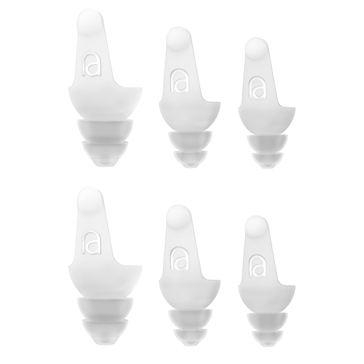 Mixx assistive audio Sleep Noise-Reducing Low-Profile Earplugs with Travel Case, USAA-SLP-NP-496
