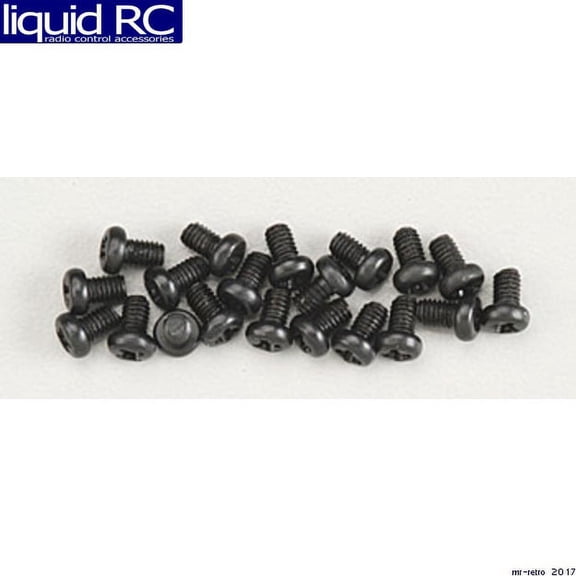 Associated 21137 Button Head Phillips Screw M2.5x4 Rc18t (20)