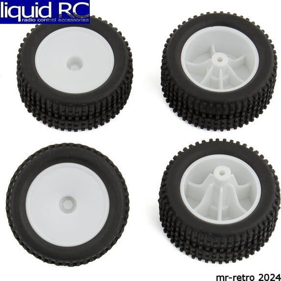 Associated 21435 ASC21435 RC28T Wheels and Tires mounted