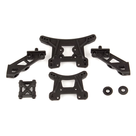 Associated 21503 ASC21503 Front/Rear Shock Towers & Wing Mounts:14B 14T