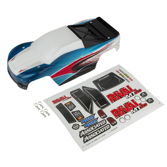 Team Associated Rival Mt10 Red & Blue Body