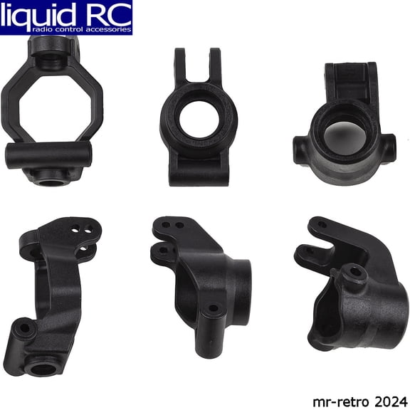 Team Associated SR7 Caster Blocks Steering Blocks and Rear Hubs Set ASC26000