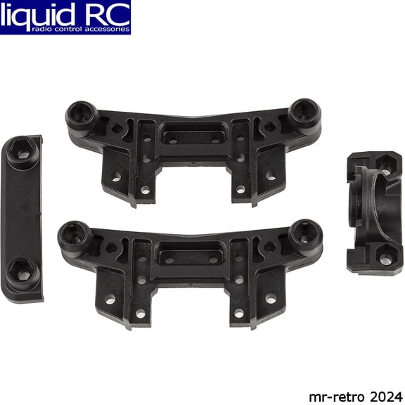 Associated 26014 SR7 Shock Tower and Rear Bearing Support Set