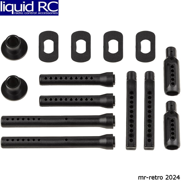 Team Associated SR7 Body Post Set front and rear ASC26015