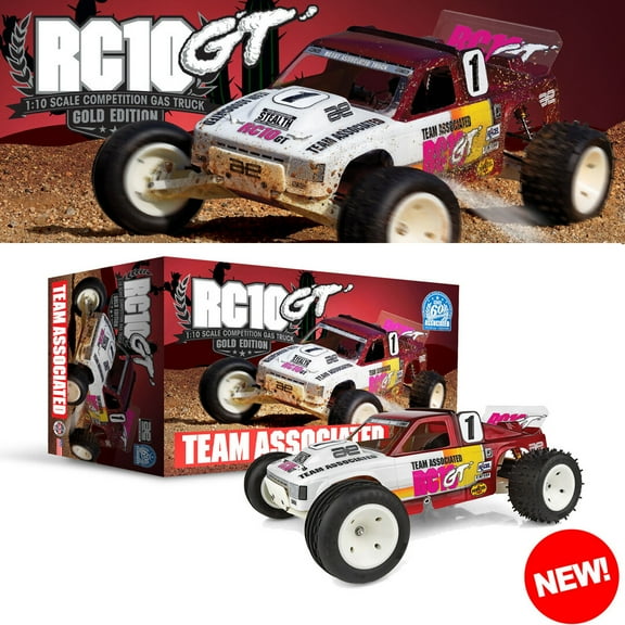Associated 7066 Nitro RC10GT Classic 1/10 Scale Competition Truck Gold Edition