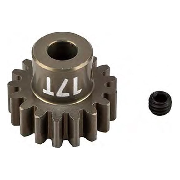 Associated 89599 Factory Team Pinion Gear 17t-Mod 1 5mm Shaft Aluminum