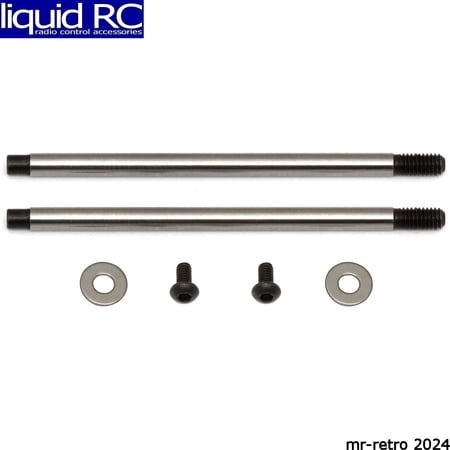 Associated 91624 Factory Team 3x35 mm Shock Shafts (V2) Chrome