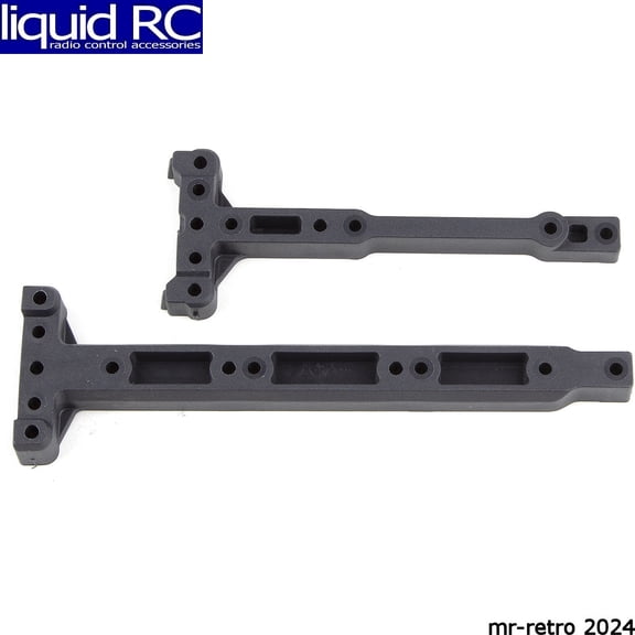 Associated 92300 RC10b74 Factory Team Chassis Braces Carbon Fiber