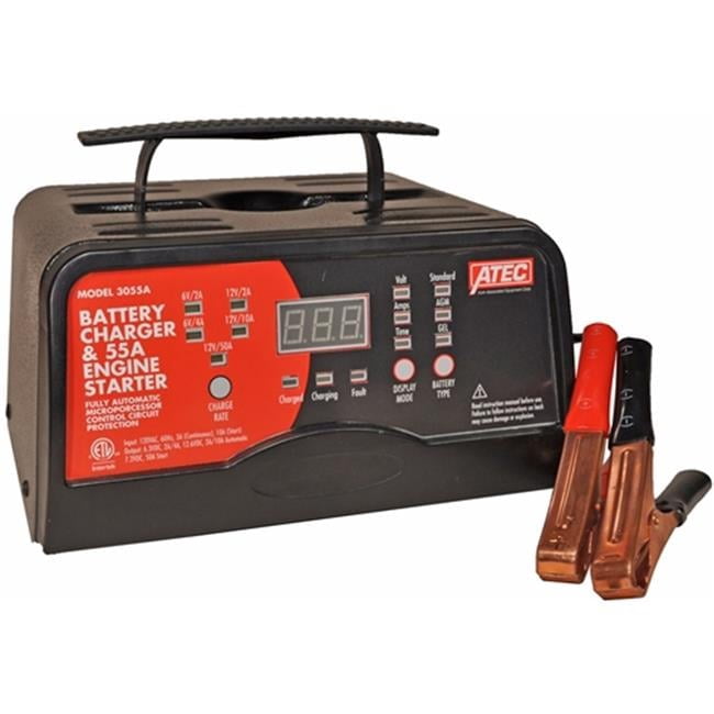 Associated Equipment  6 - 12V Full Rate 10 - 2 - 50A Portable Smart Charger