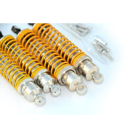 Associated RC10 GT / GT2 Front and Rear Aluminum Shocks (Yellow)