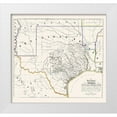 thumbnail image 1 of Association for German Immigrants 21x20 White Modern Wood Framed Museum Art Print Titled - Texas - Association for German Immigrants 1851, 1 of 4