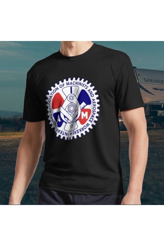 Association of Machinists and Aerospace Workers Logo T-Shirt Funny Size S to 5XL