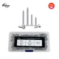 thumbnail image 1 of Assorted 160-Piece Wood Screws – Self-Tapping, Flat Head, 304 Stainless, 1 of 5