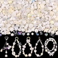 thumbnail image 1 of Assorted 170-230PCS White Acrylic Beads for Bracelet Making, Flower Bow Butterfly Candy GummyBear Aesthetic Bracelet Charms,Cute Beads for Jewelry Making DIY Necklace Keychain Phone Charm, 1 of 6