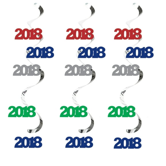 Assorted 2018 Dizzy Danglers, 5 pk