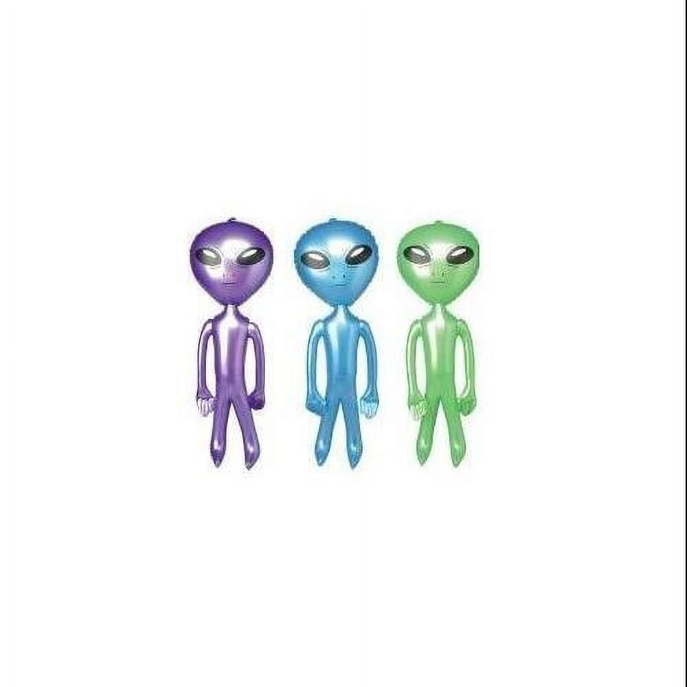 Alien Inflatable 36 inch (1 Dozen),Assorted Colors - Walmart.com