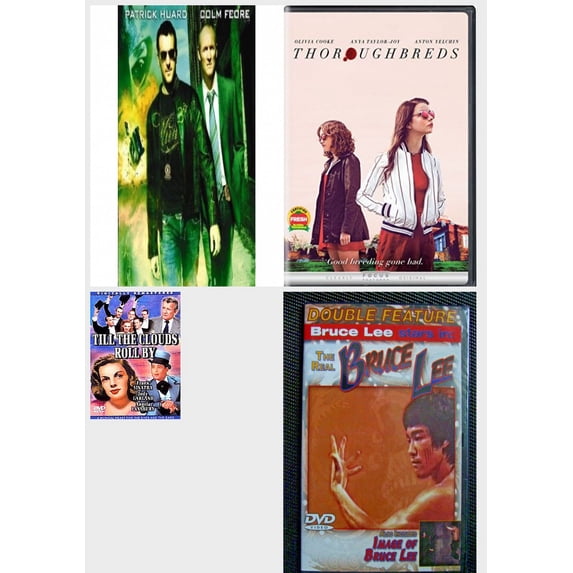Assorted 4 Pack DVD Bundle: Bon Cop Bad Cop, Thoroughbreds, Till the Clouds Roll By, The Real Bruce Lee