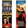 thumbnail image 1 of Assorted 4 Pack DVD Bundle: Courageous, Jimmy, The Sum of All Fears, King Kong, 1 of 5
